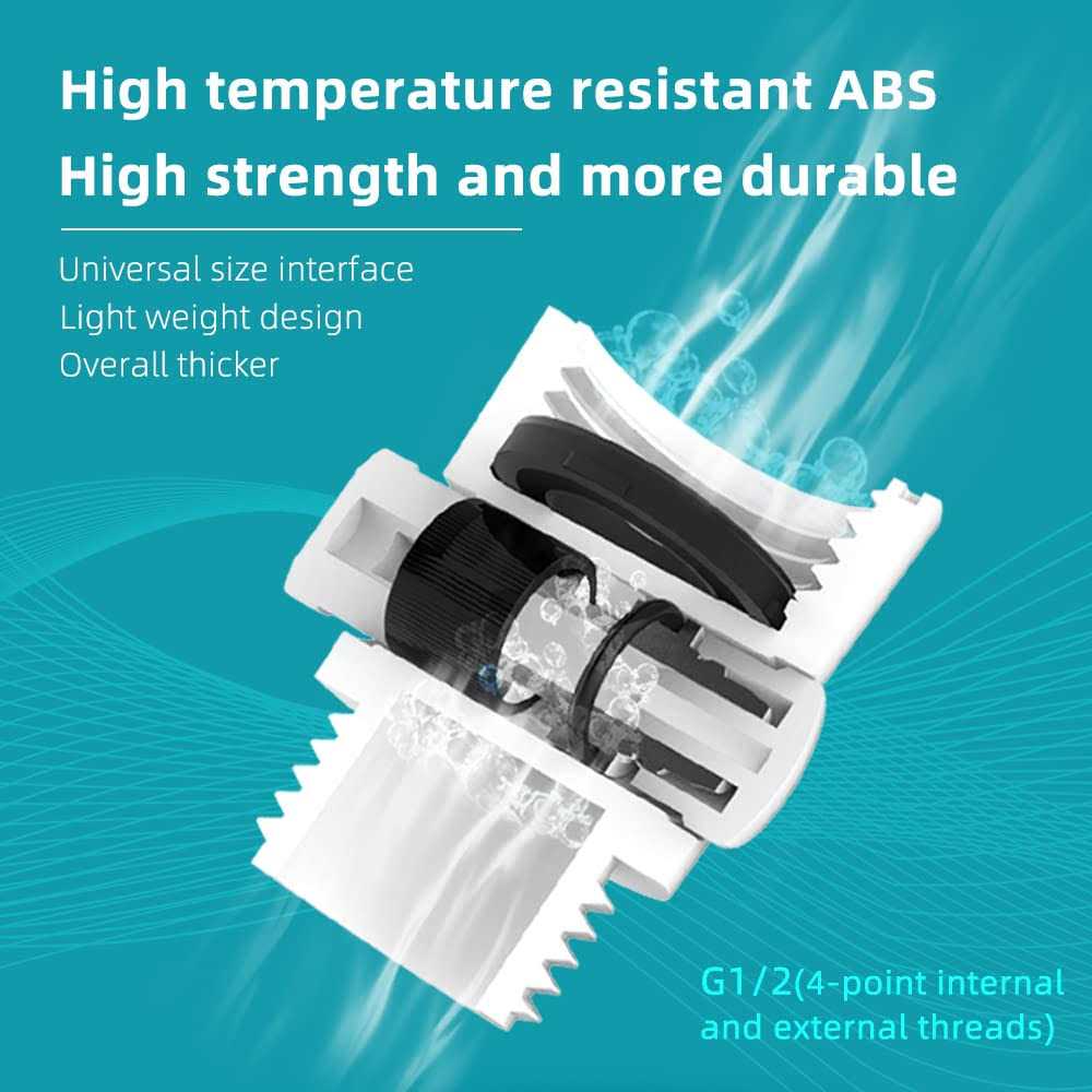 Shower Head Shut Off Valve, Button Type Shower Flow Control Valve with G1/2 Universal Size for Shower Arm and Hose or Bidet Sprayer - Cheap Fitting