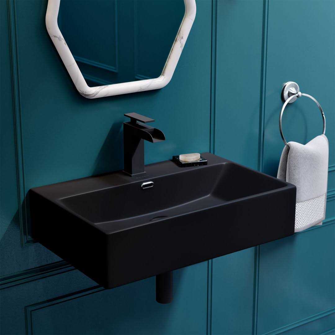 Swiss Madison Claire 24 Rectangle Wall-Mount Bathroom Sink SM-WS332 - Cheap Fitting