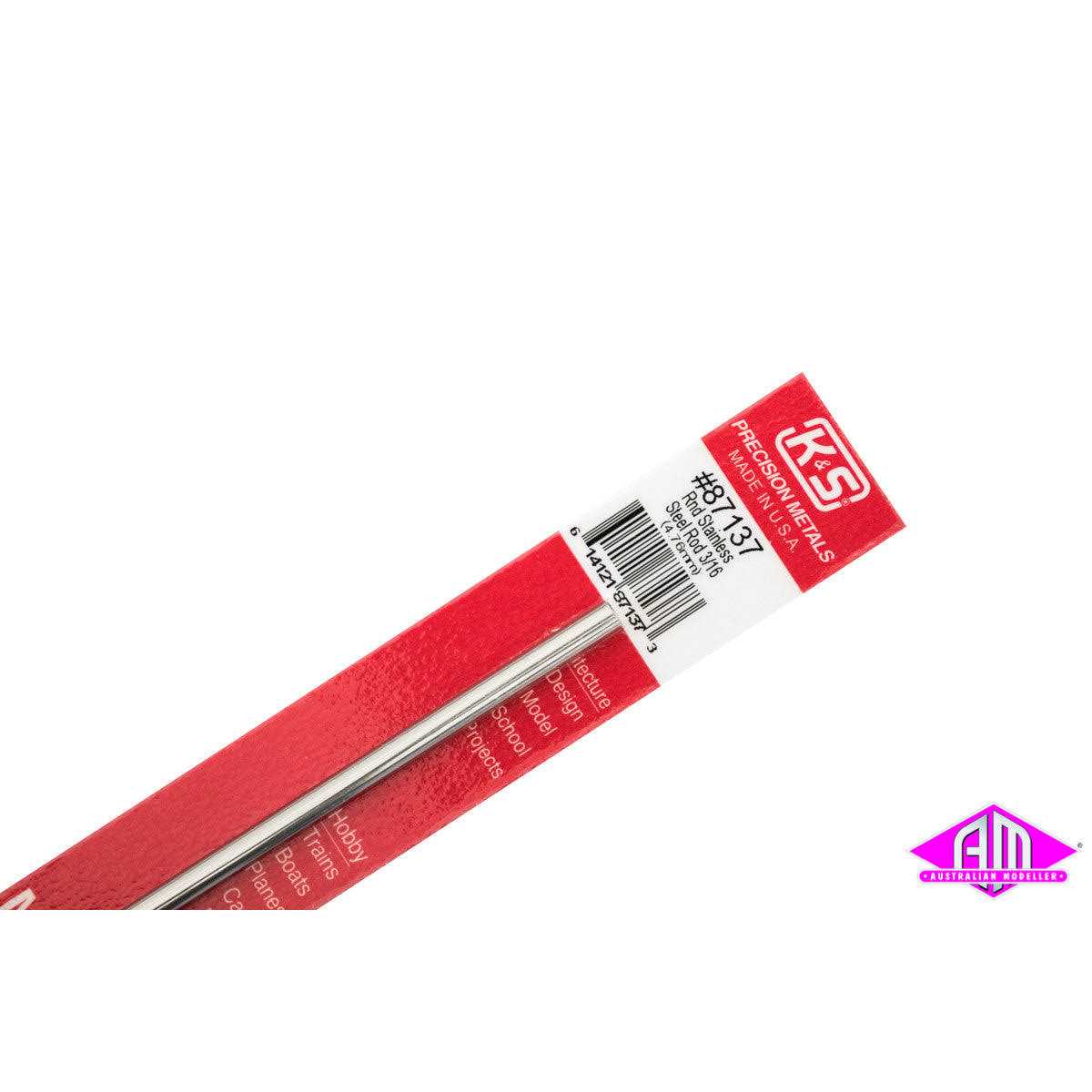 K&S 87137 Stainless Steel Rod - Cheap Fitting