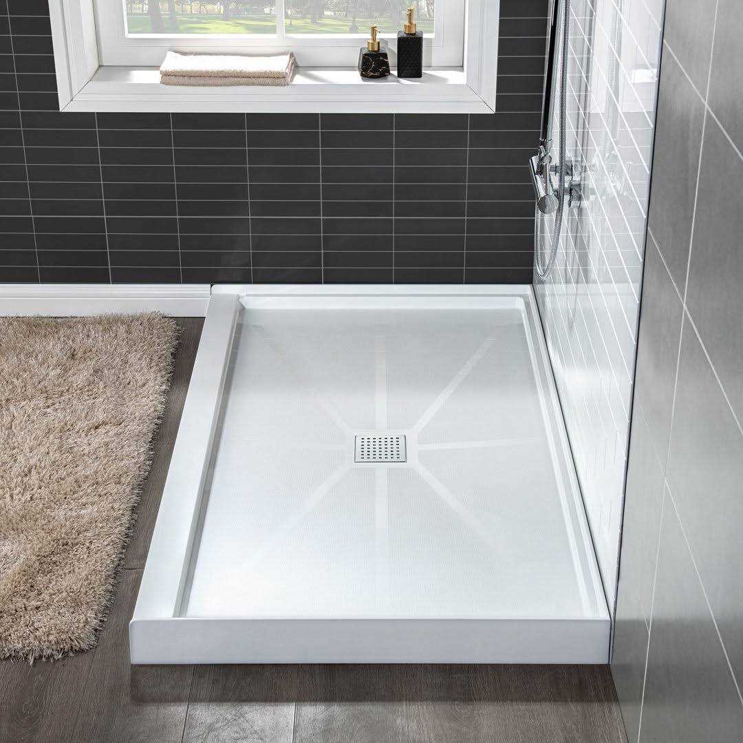 WoodBridge SBR 60 W x D Shower Base Finish - Cheap Fitting