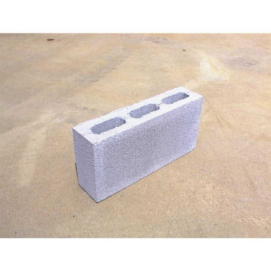 Lowe’s Concrete Fence Block Gray 400 - Cheap Fitting
