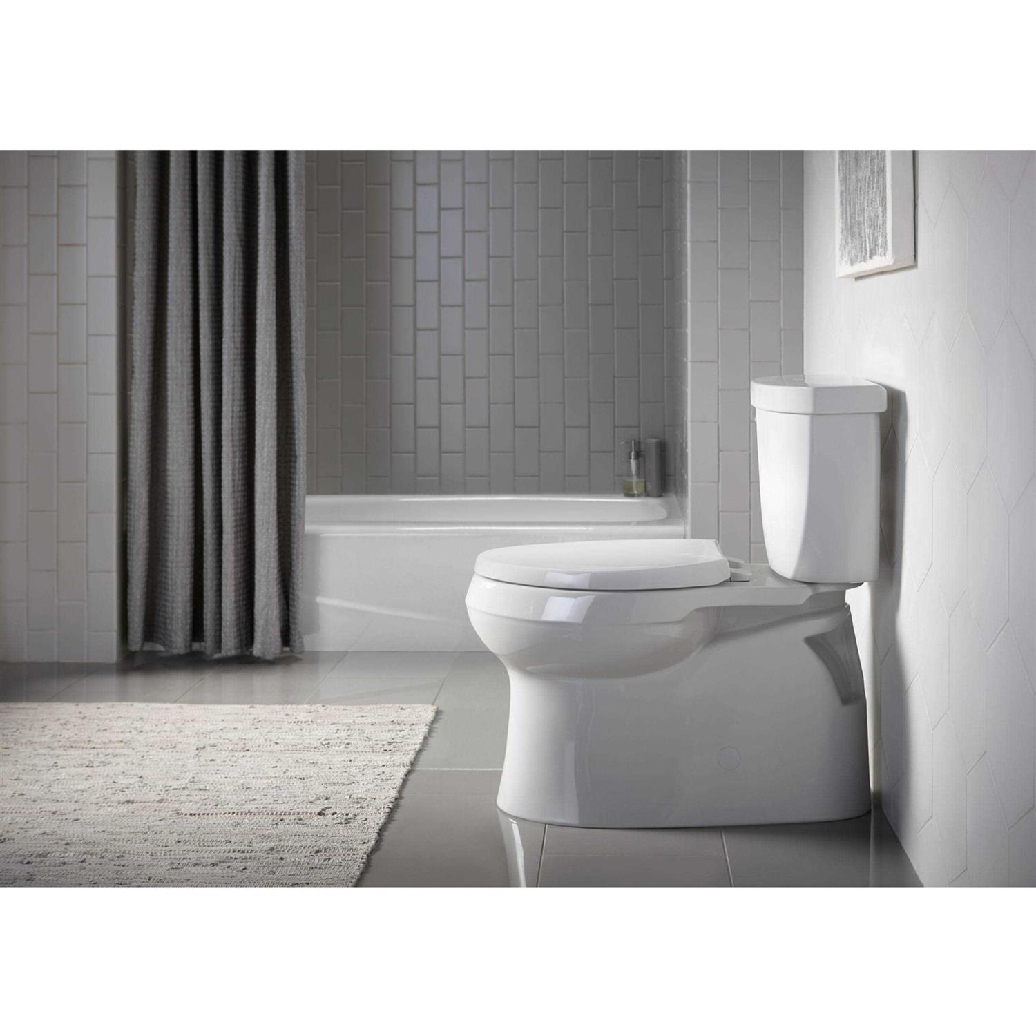 Kohler Cimarron Comfort Height Two-piece Elongated 1.28 GPF Toilet K-5310 - Cheap Fitting