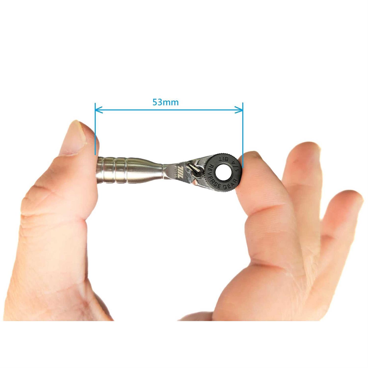 711L Mini Ratchet Wrench One of the World’s Smallest 1/4 Inch Ratchet Wrench For Tight Spaces - Cheap Fitting