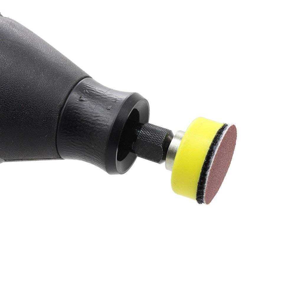 AUTOTOOLHOME 110pcs 1 inch Sanding Discs with 2ps 1/8 Shank Polishing Pads Hook and Loop Sandpaper Abrasive Tool Attachment 40-600Grit - Cheap Fitting