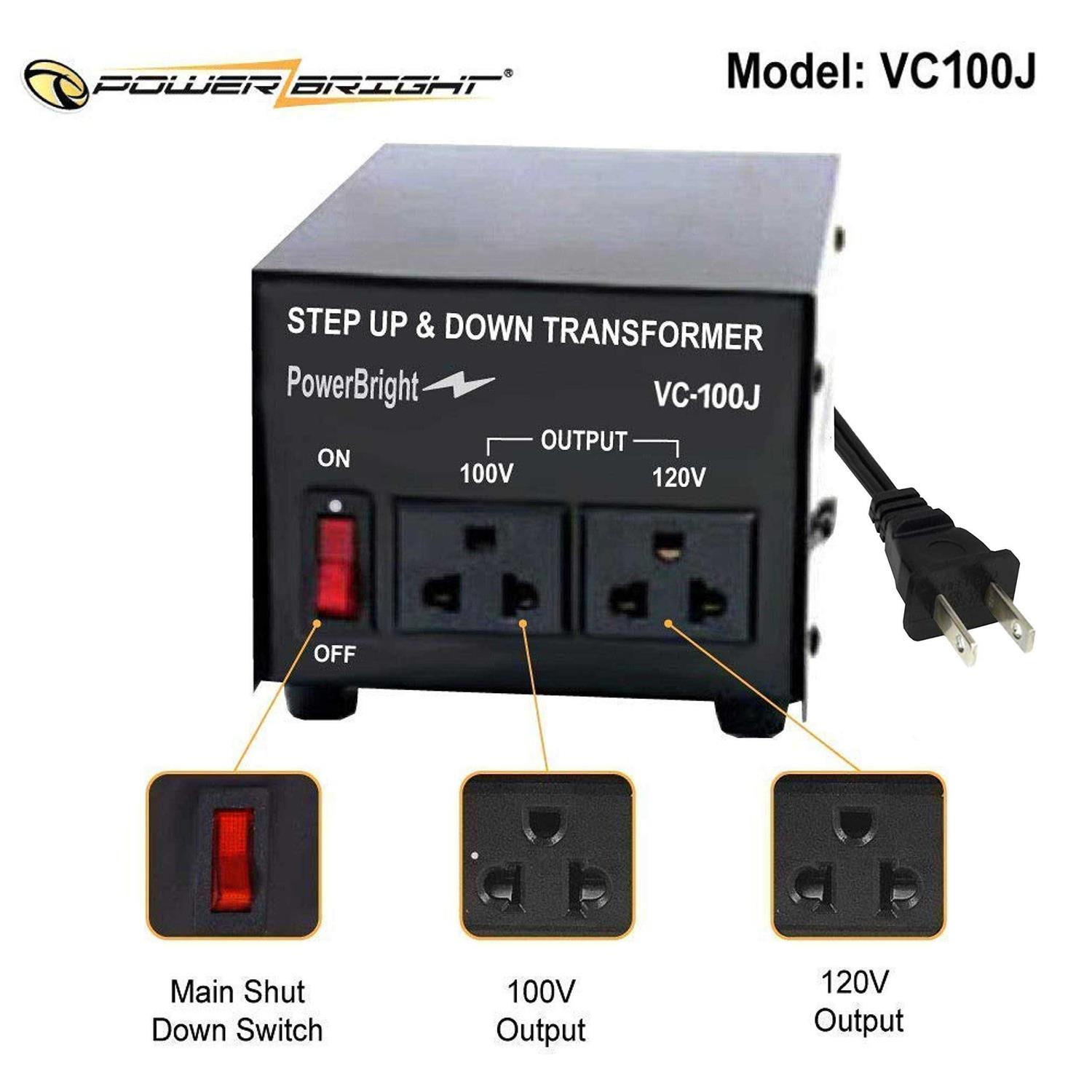 Powerbright Step Up & Down Japan Transformer - Cheap Fitting