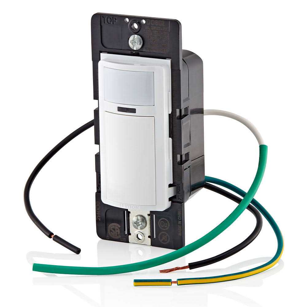 Leviton DOS02-LW Decora Occupancy Motion Sensor Light Switch - Cheap Fitting