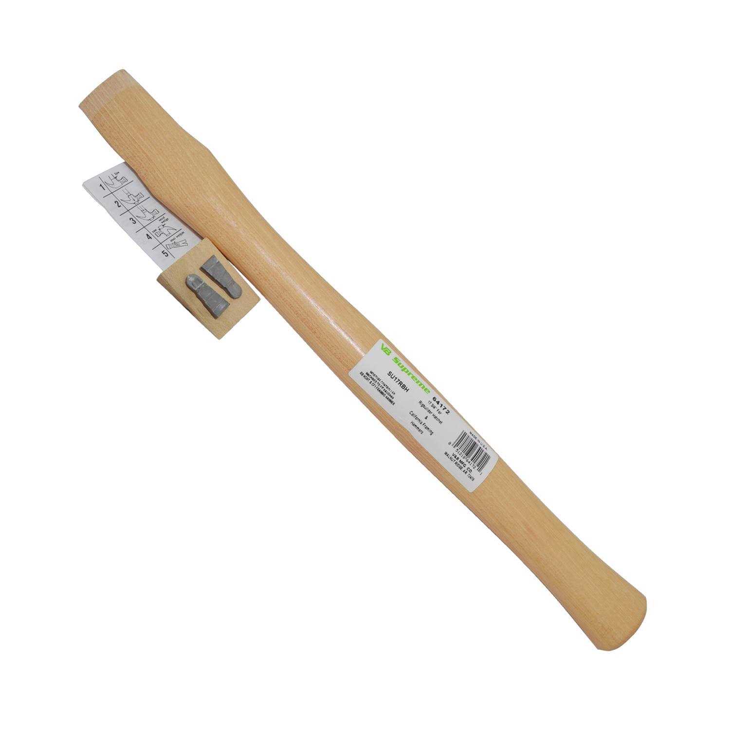 Vaughan E-Z Swing 17-3/4 in. Wood Framing Hammer Replacement Handle Brown 1 pc 64173 - Cheap Fitting