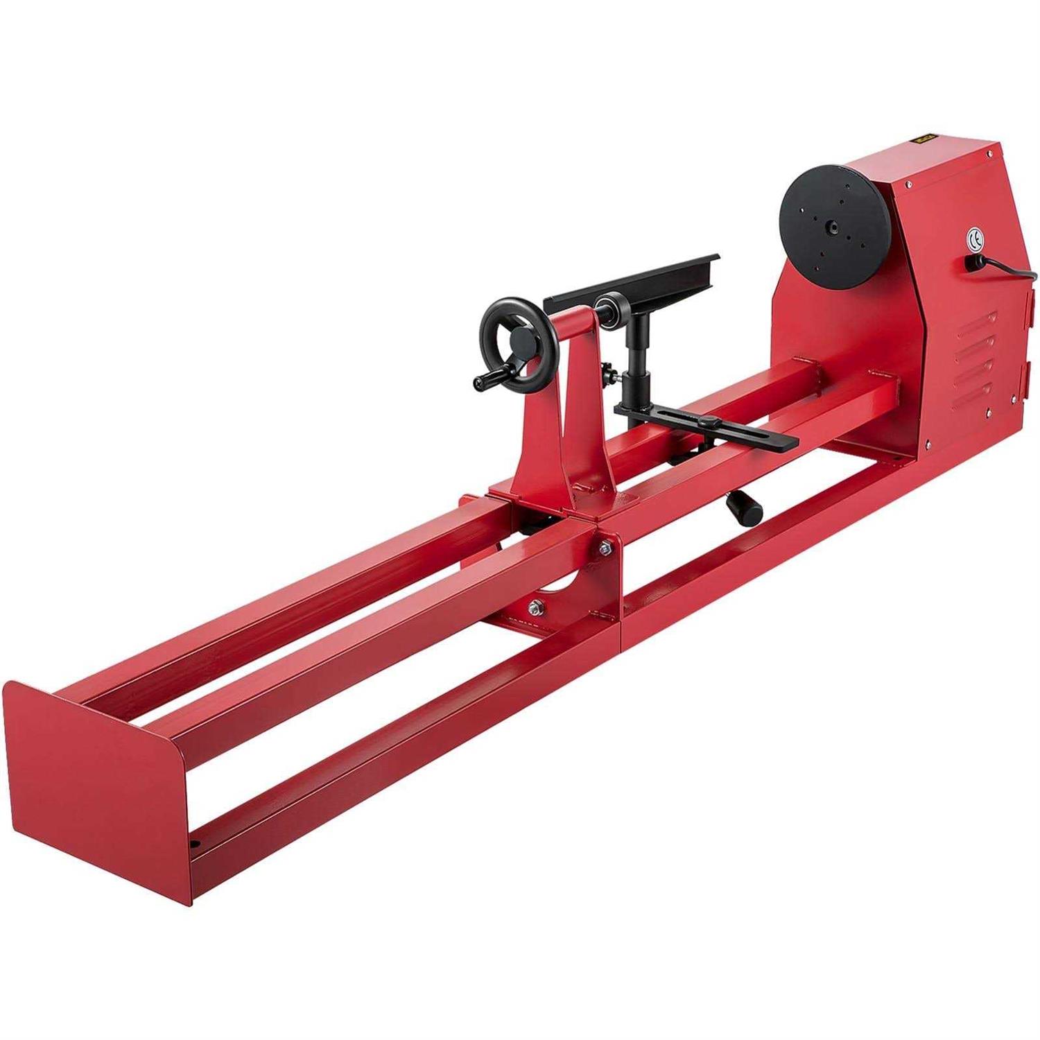 VEVOR Wood Lathe 14 x 40 Power Wood Turning Lathe 1/2HP 4 Speed 1100/1600/2300/3400RPM - Cheap Fitting