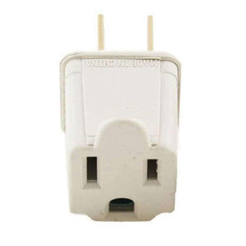 Wideskall 3 Prong to 2 Prong Electrical Grounding Adapter UL Certified - Cheap Fitting