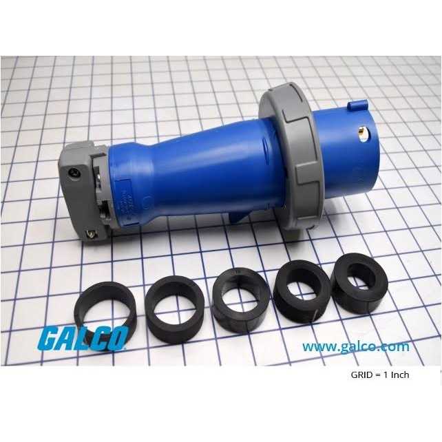 Hubbell HBL460P9W IEC Pin and Sleeve Plug - Cheap Fitting