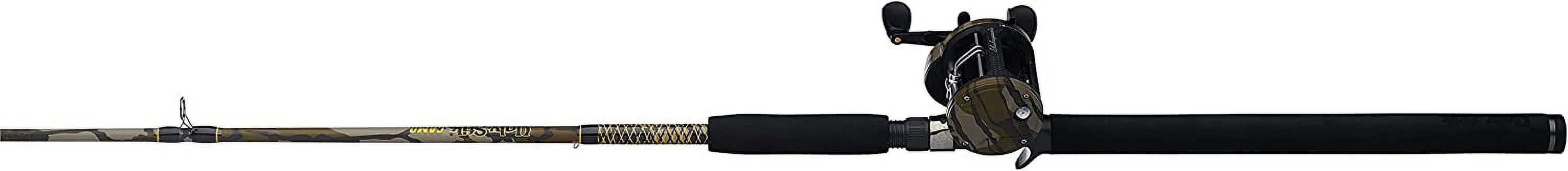 Ugly Stik 7' Camo Conventional Fishing Rod and Reel Casting Combo - Cheap Fitting