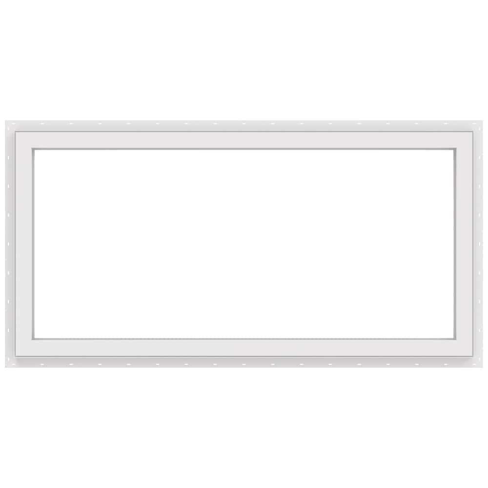 JELD-WEN V-2500 48-in x 24-in x 2.9063-in Jamb Rectangle LOWOLJW - Cheap Fitting