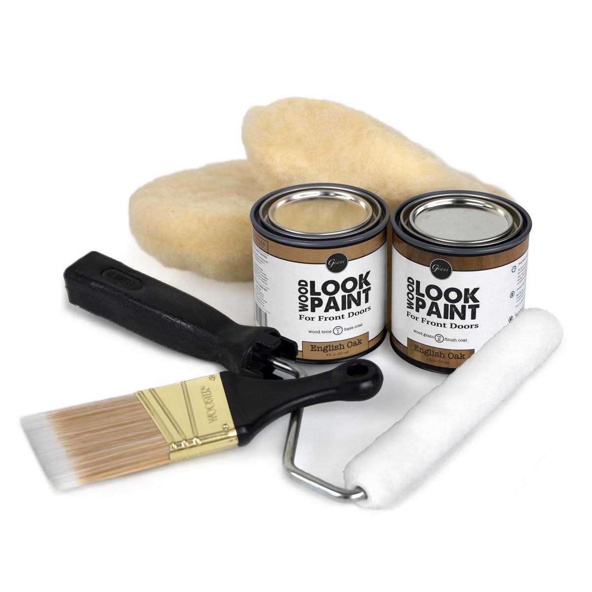 Giani Wood Look Paint Kit for Front & Interior Doors - Cheap Fitting