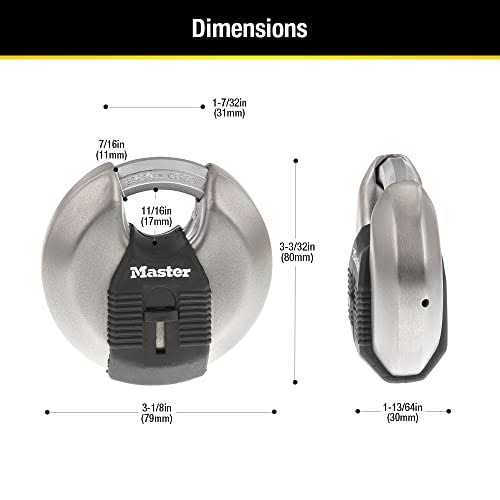 Master Lock M50XKADCCSEN Disc Padlock - Cheap Fitting