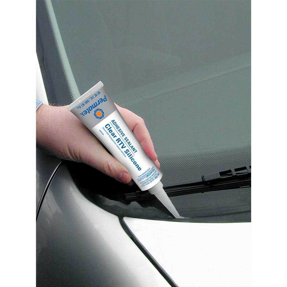 Permatex Clear RTV Silicone Adhesive Sealant - Cheap Fitting