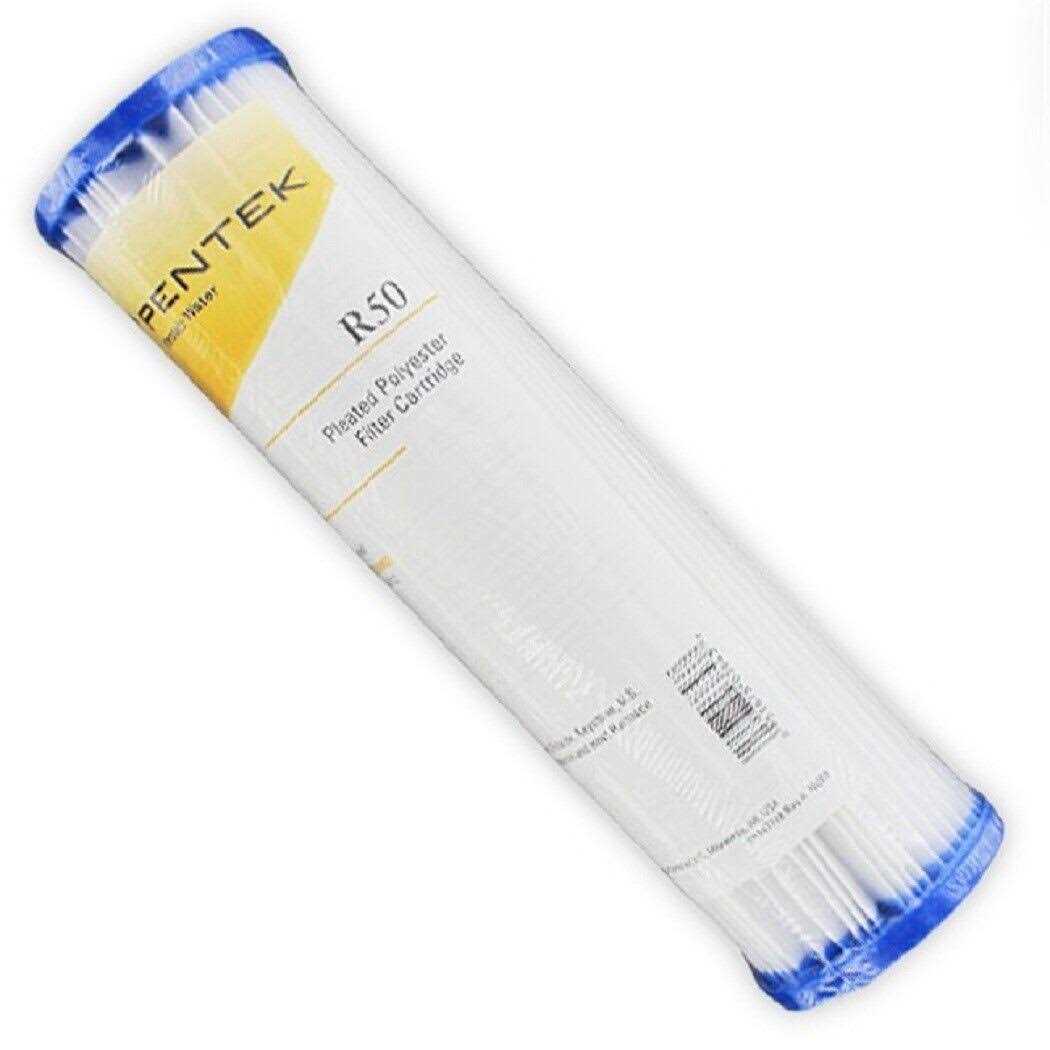 Pentek R50 Pleated Polyester Filter Cartridge - Cheap Fitting