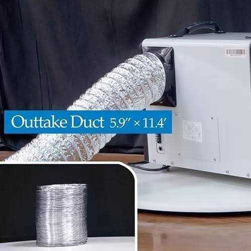 AlorAir Aluminum Foil Duct with a Diameter and Long - Cheap Fitting