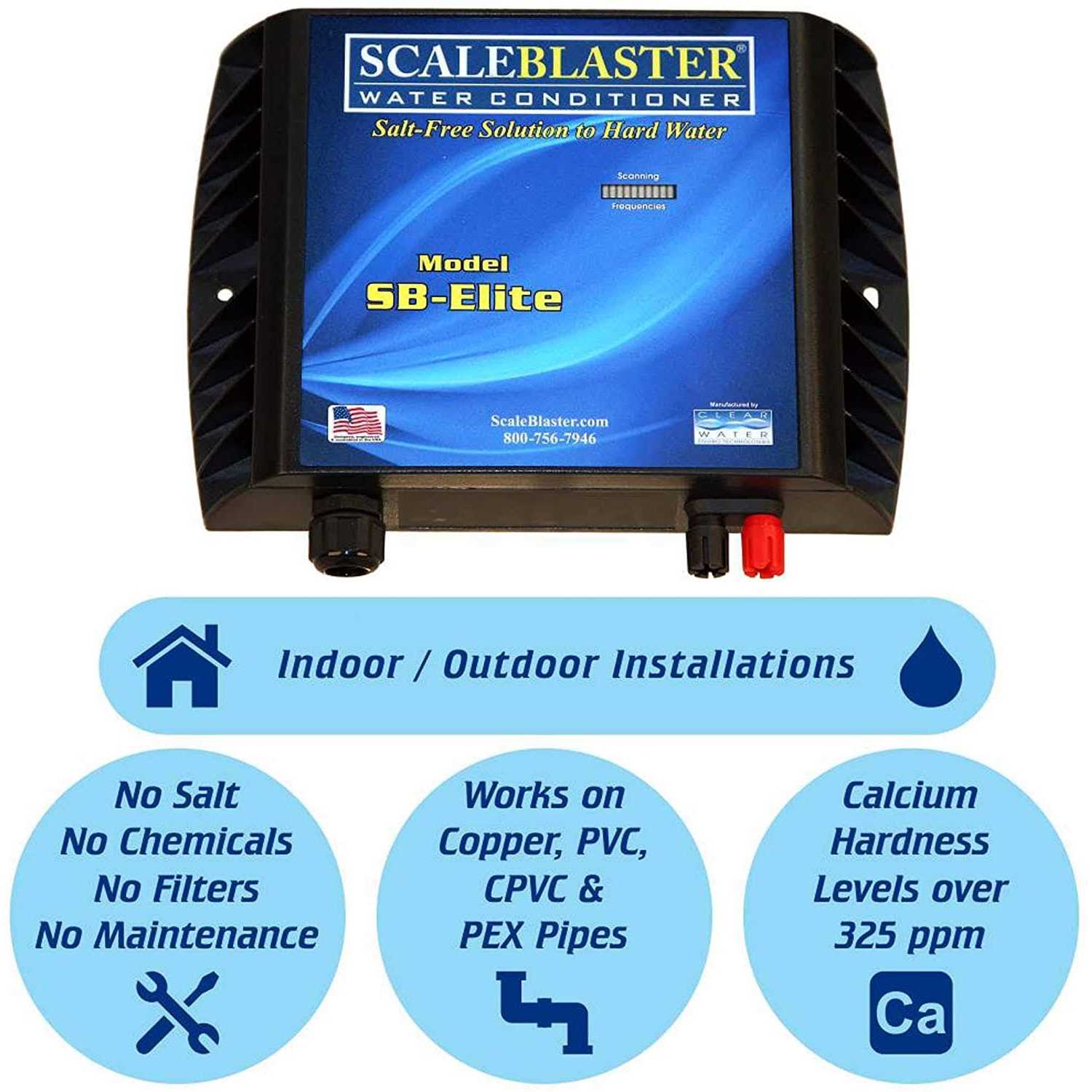 ScaleBlaster Water Conditioner SB-Elite - Cheap Fitting