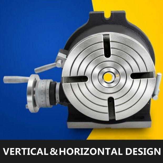 VEVOR Rotary Table HV8 Horizontal Vertical Precise 3MT Milling Drilling Machine - Cheap Fitting