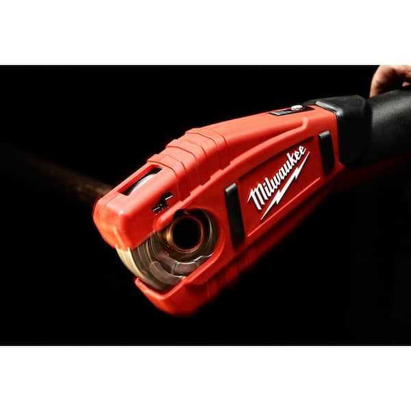 Milwaukee M12 12-Volt Lithium-Ion Cordless Copper Tubing Cutter with M12 12-Volt Lithium-Ion CP High Output 2.5 Ah Battery Pack - Cheap Fitting
