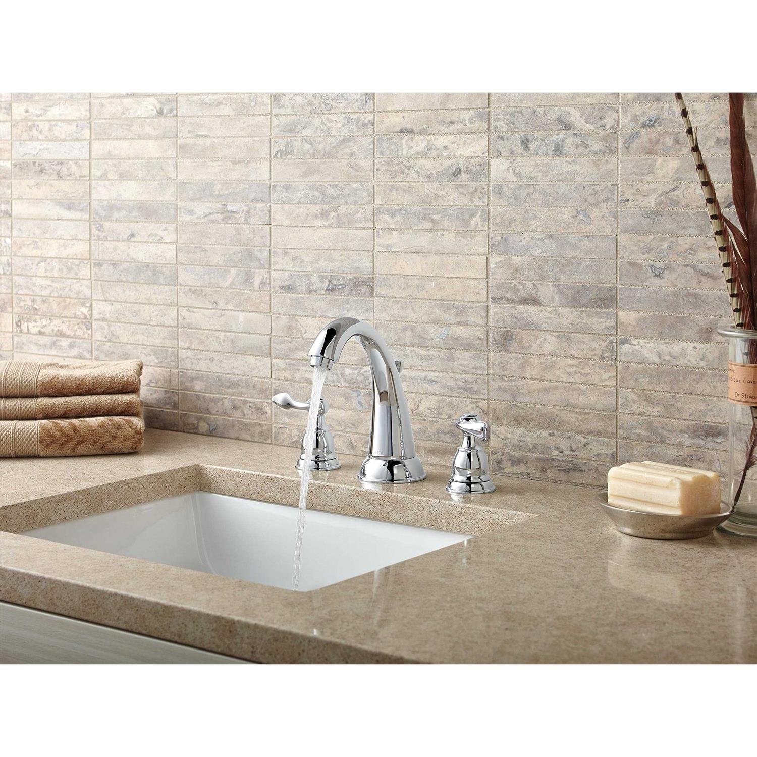 Delta Windemere Two Handle Widespread Bathroom Faucet - Cheap Fitting