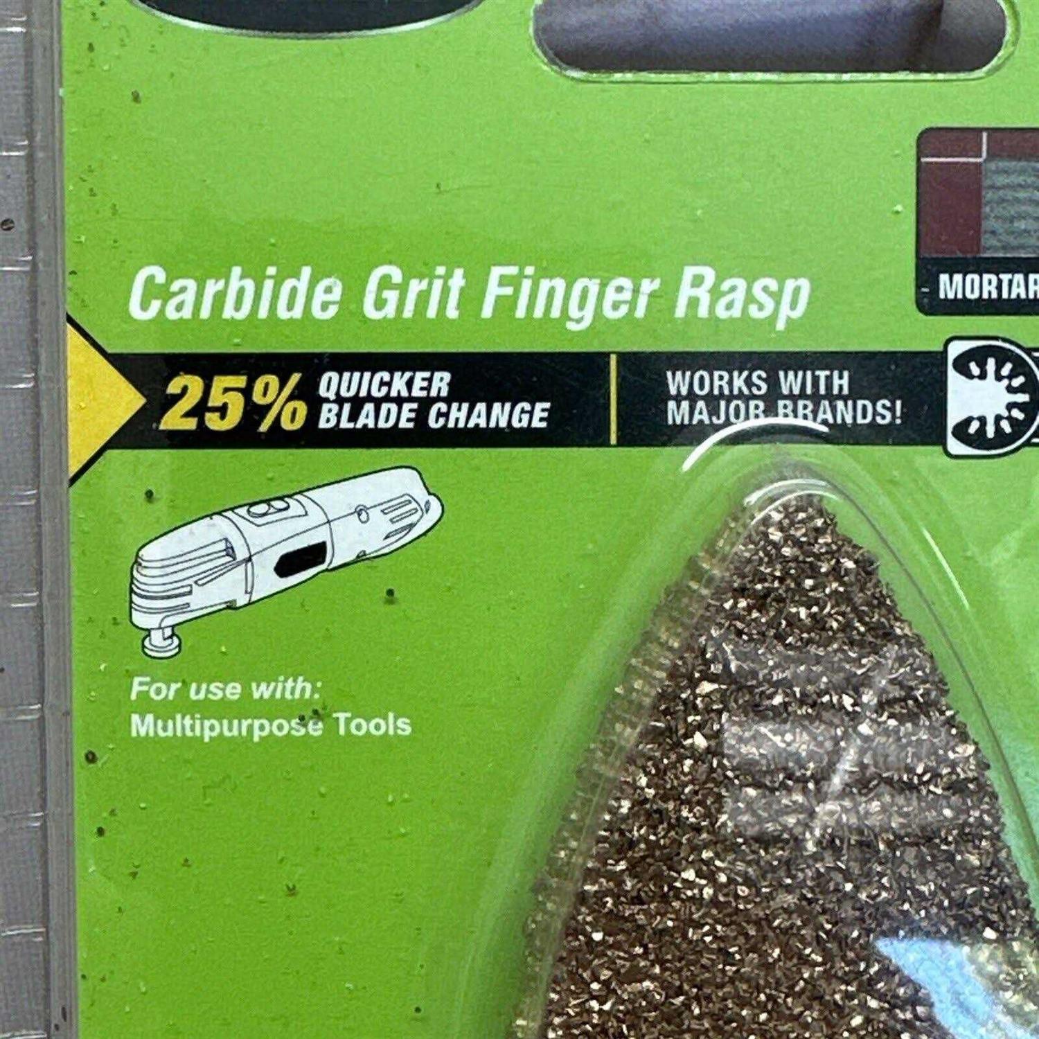 Warrior Carbide Grit Finger Rasp for Oscillating Multi-Tools - Cheap Fitting