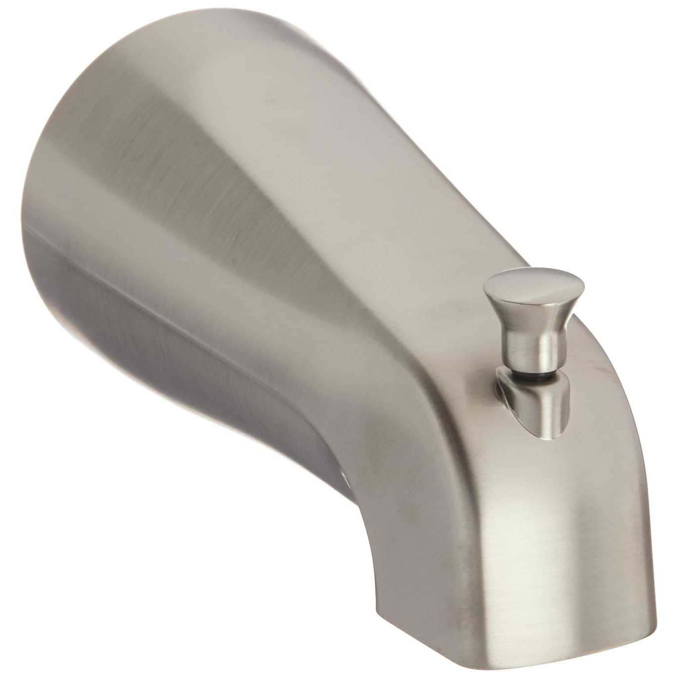 Moen Commercial Classic Brushed Nickel Diverter Tub Spout - Cheap Fitting