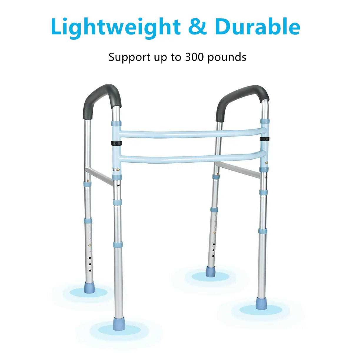 Oasisspace Stand Alone Toilet Safety Rail Heavy Duty Medical Toilet Safety Frame For Elderly, Handicap and Disabled - Cheap Fitting