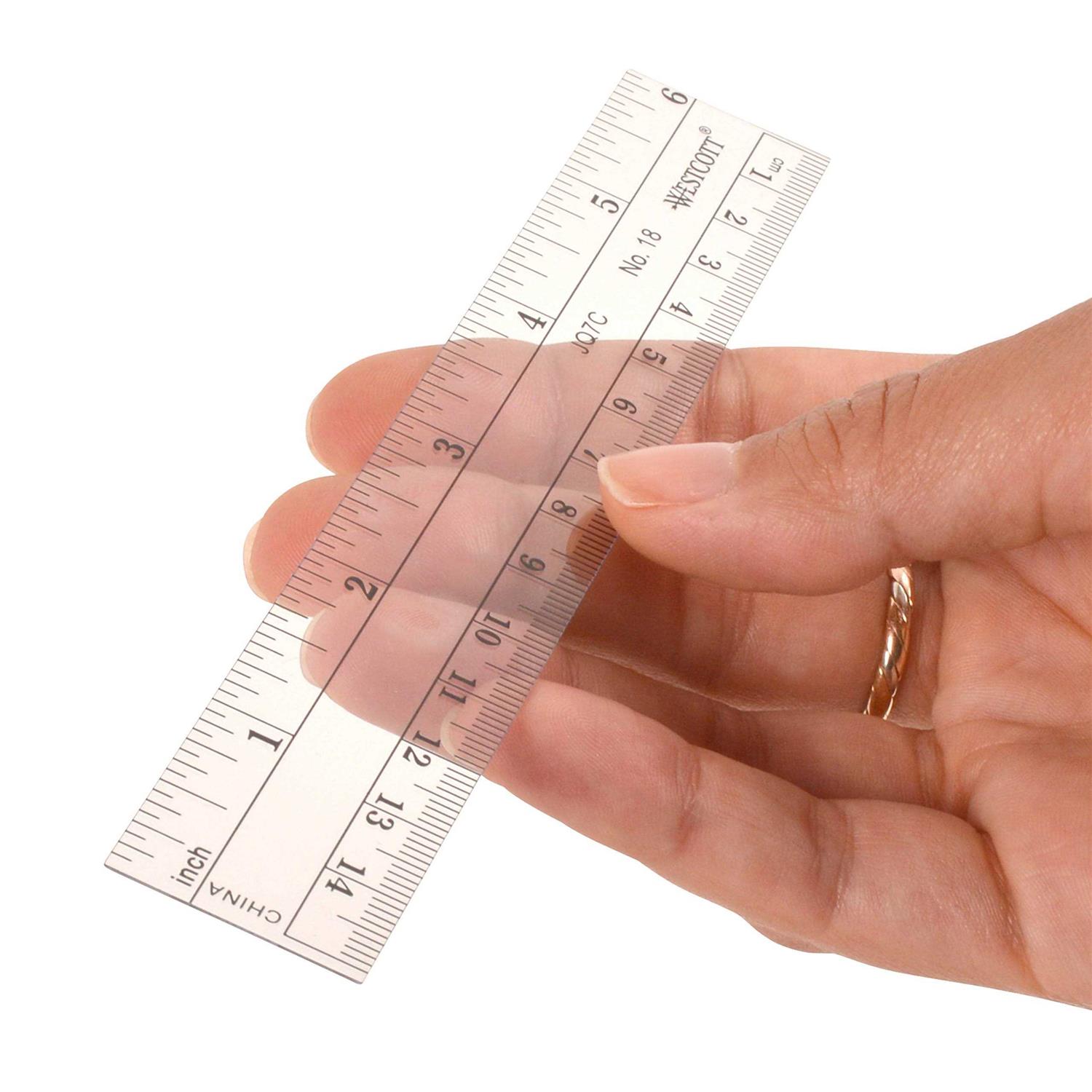 Westcott 6-Inch Flexible Metric Ruler - Cheap Fitting