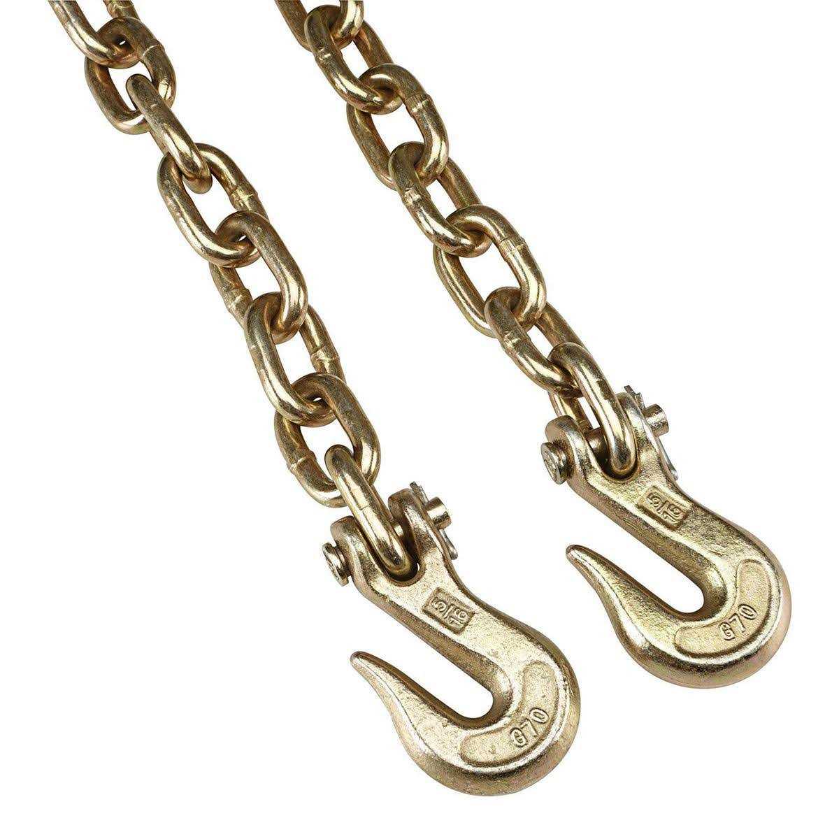 HAUL-MASTER 5/16 in. x 20 ft. Grade 70 Trucker&s Chain 60667 - Cheap Fitting