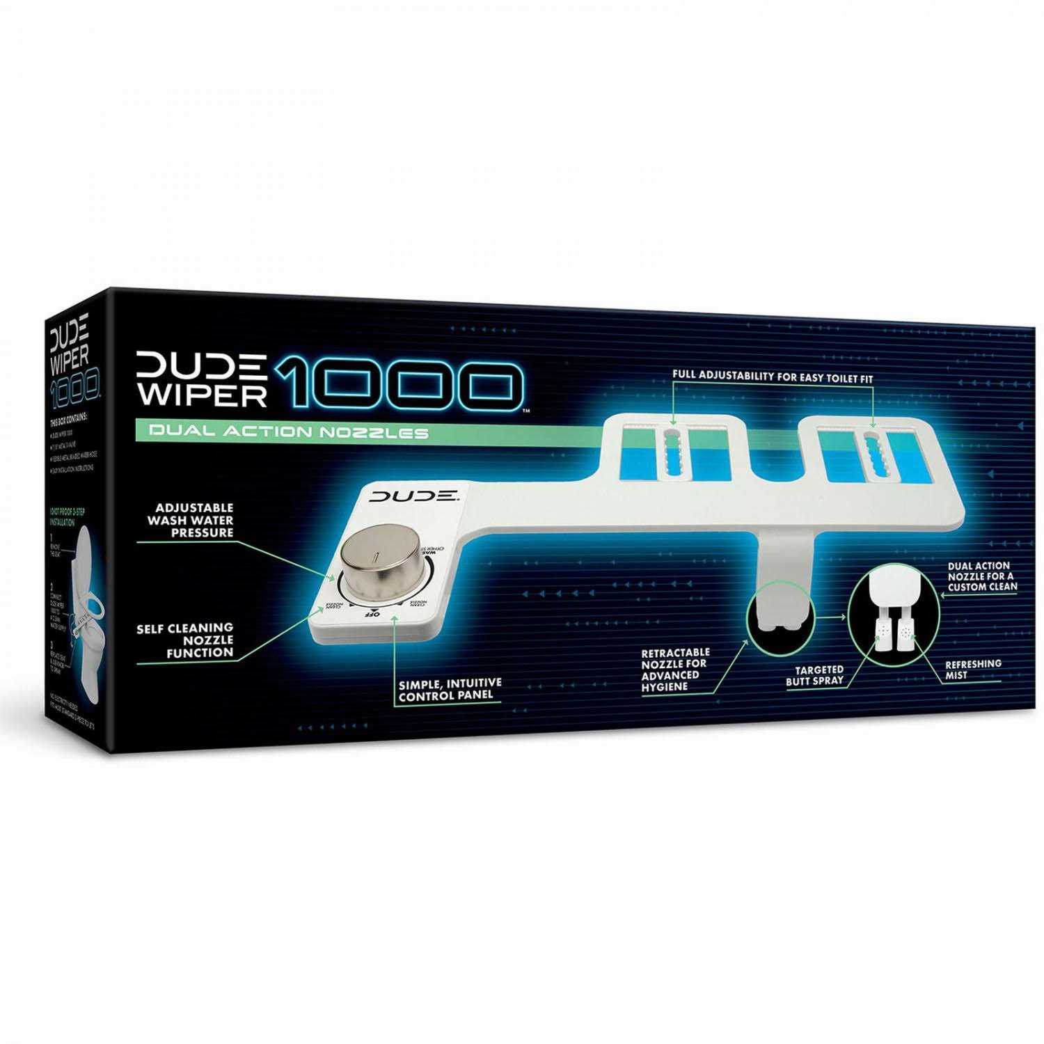 Dude Wiper 1000 Bidet Attachment - Cheap Fitting