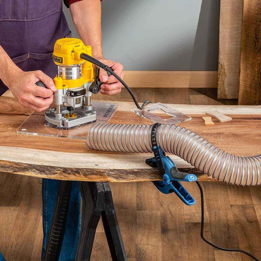 Dust Right Clamping Hose Holders - Cheap Fitting