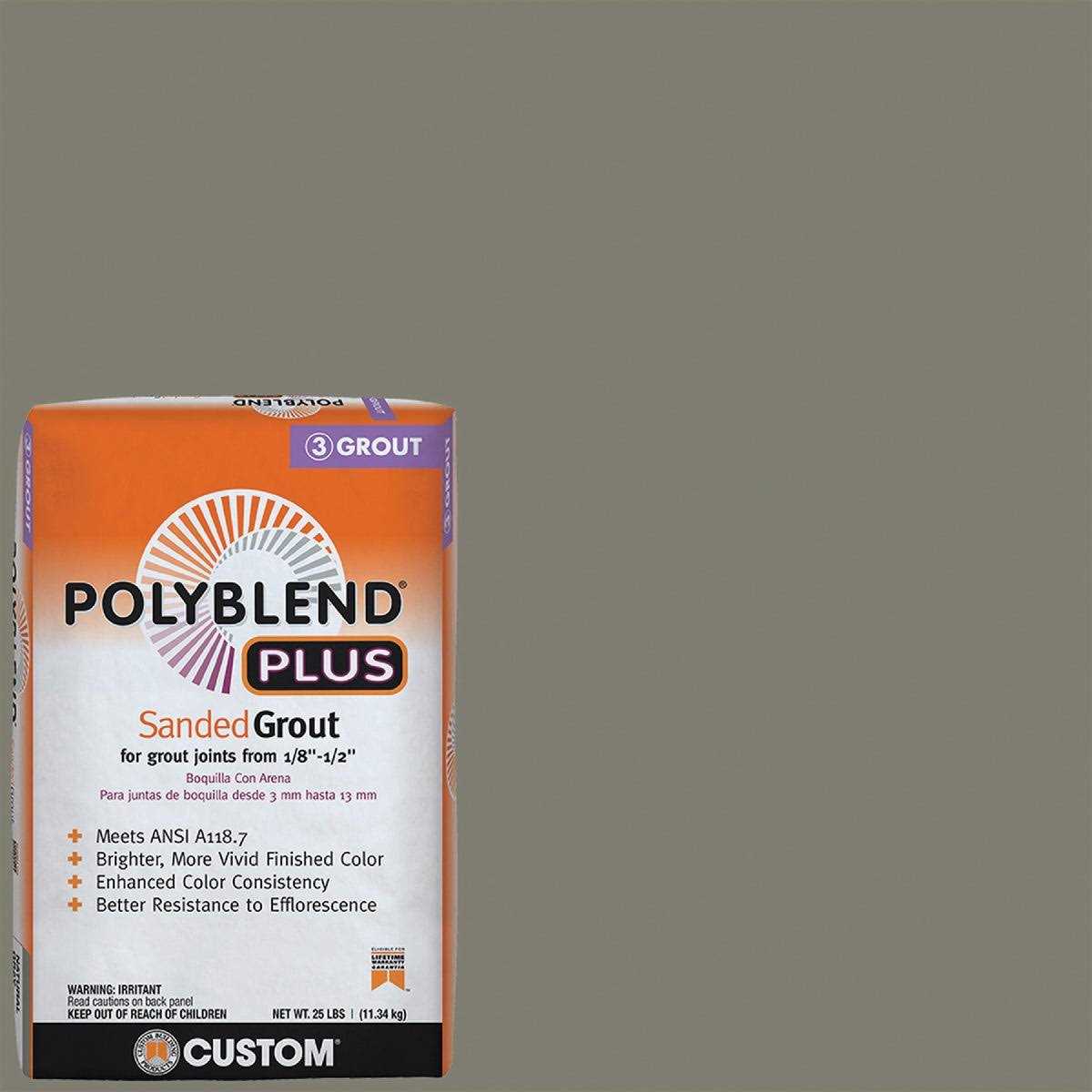 Custom Building PBPG097-4 Polyblend Plus Sanded Grout - Cheap Fitting