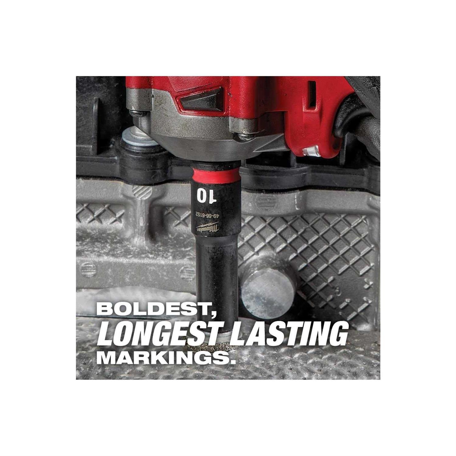 Milwaukee 49-66-6801 SHOCKWAVE Impact Duty Socket 3/8 Drive Metric PACKOUT Set - Cheap Fitting