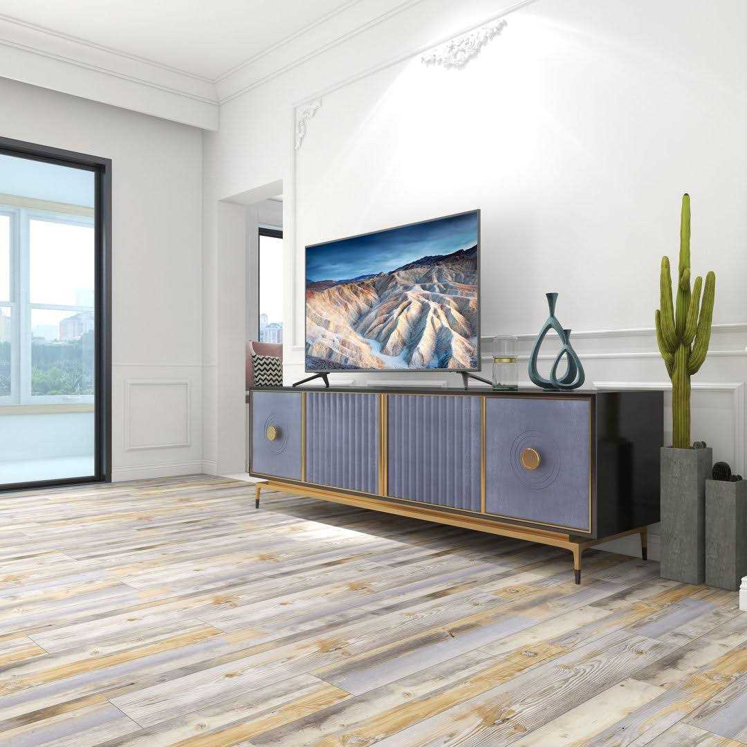 Proteco Pine 20 MIL x 7.1 in. W x 48 in. L Click Lock Waterproof Luxury Vinyl Plank Flooring - Cheap Fitting