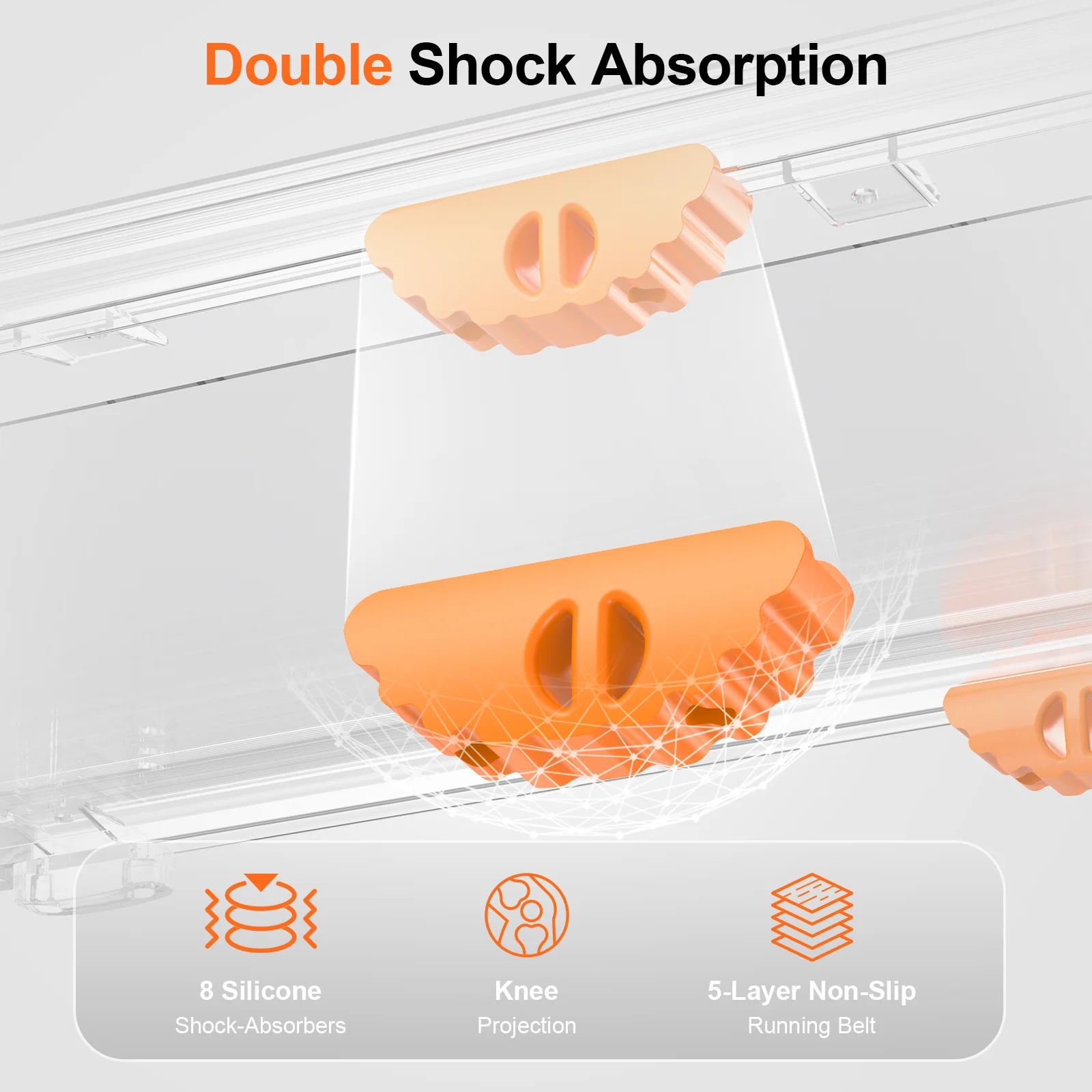 HAPPRUN Walking Pad 300lb, 40*16 Walking Area 2.5HP Under Desk Treadmill for Home Office with Remote Control - Cheap Fitting