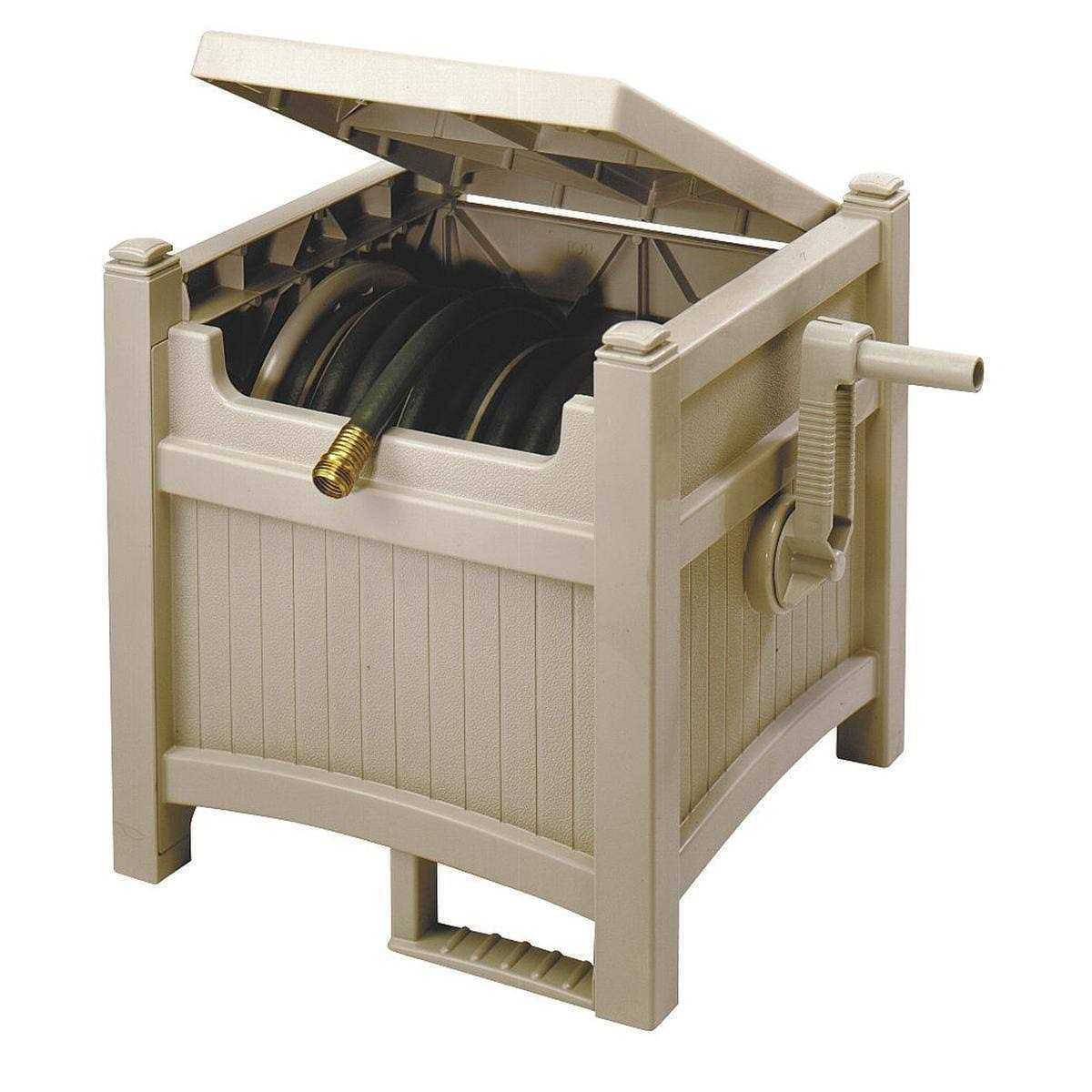 Suncast PHT100 Hose Reel with Tracker Hose Hideaway - Cheap Fitting