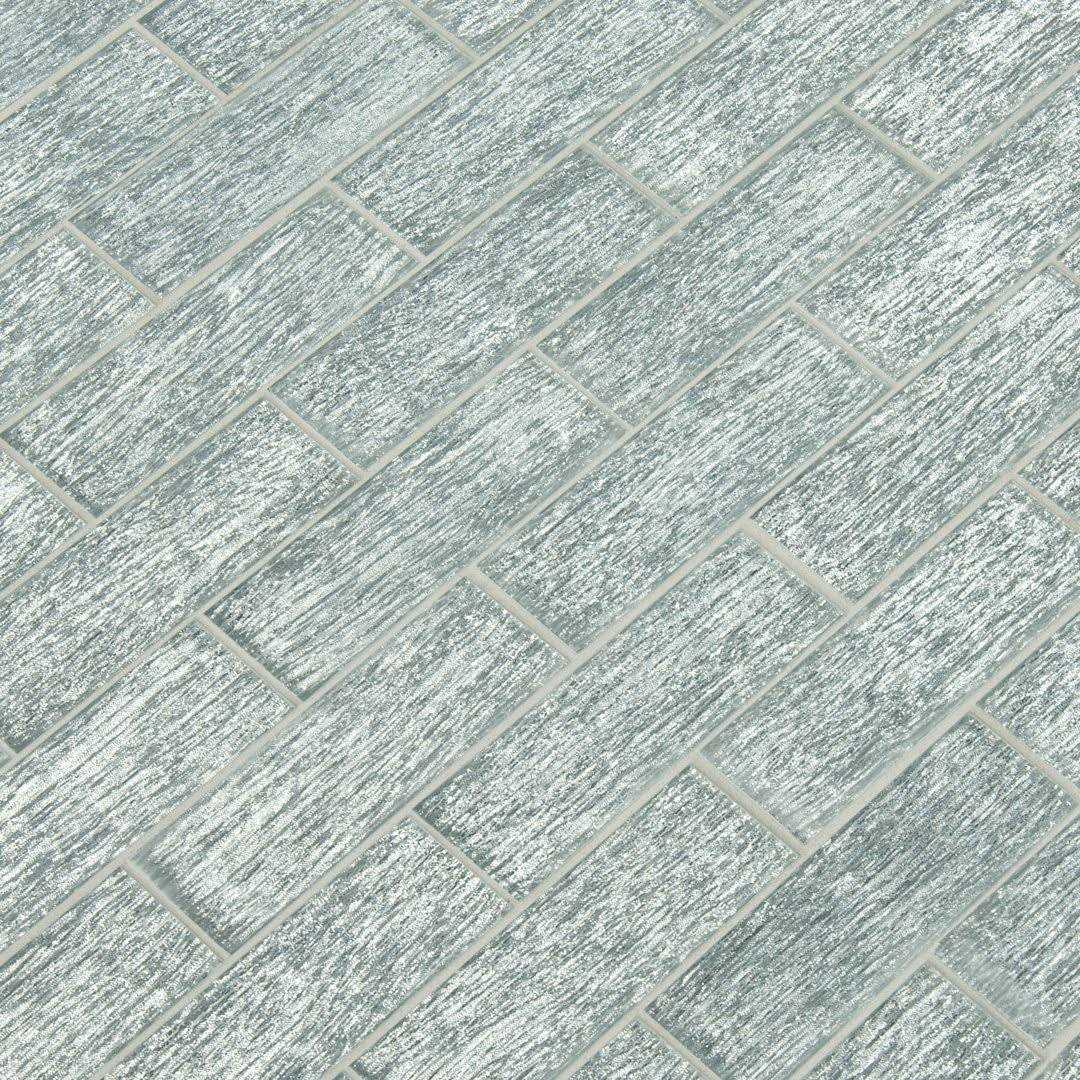 MSI Chilcott Bright Subway 11.81 in. x 11.81 in. x 8mm Textured Glass Mesh-Mounted Mosaic Tile - Cheap Fitting