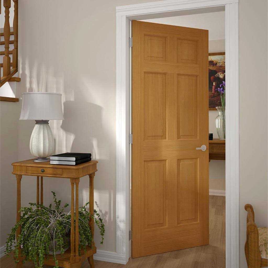 6-Panel Door Solid Pine Kimberly Bay Interior Slab Colonial - Cheap Fitting
