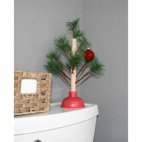 Redneck Nation Plunger Christmas Tree - Cheap Fitting