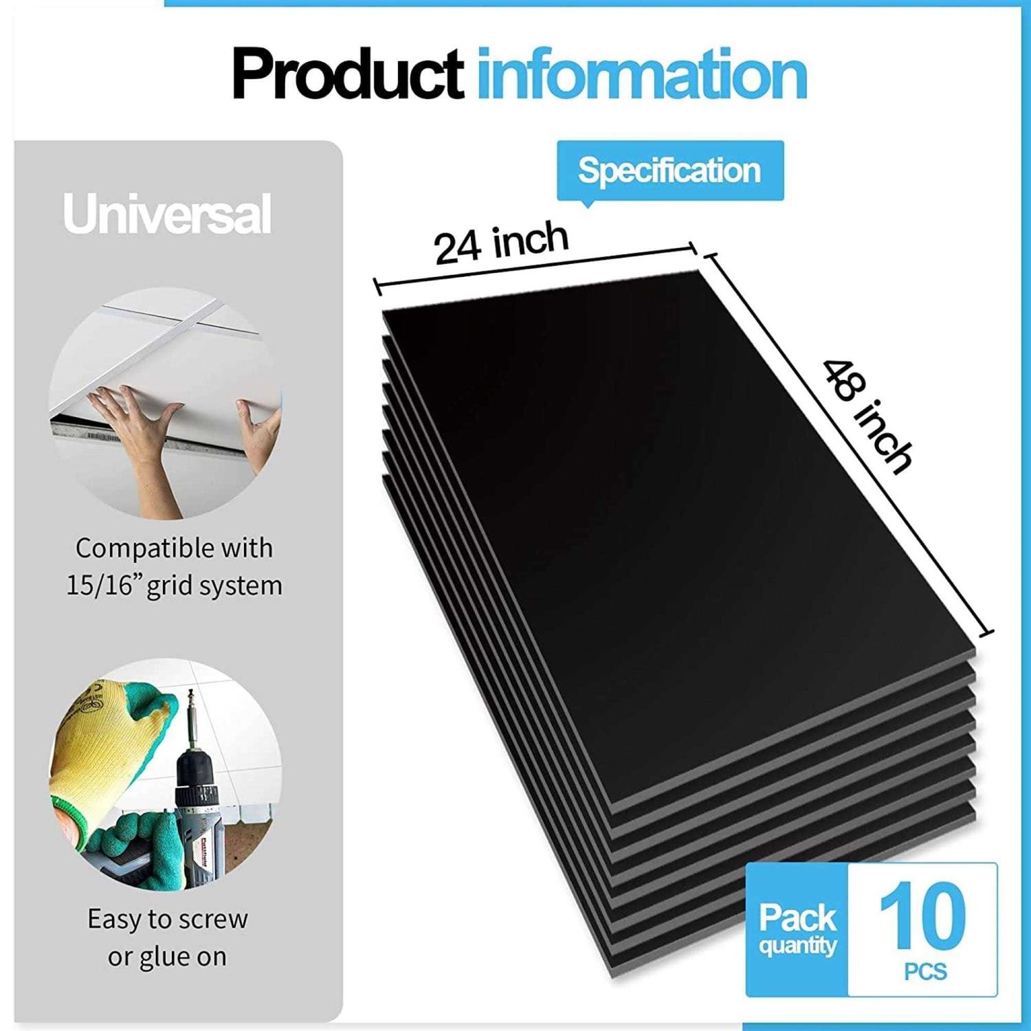 Art3d 2ft x Smooth Ceiling Ceiling - Cheap Fitting