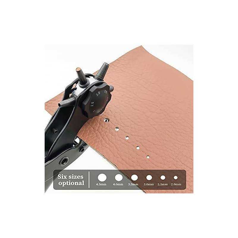 Leather Hole Punch,Belt Hole Puncher for Leather Revolving Punch Plier Kit,Leather Punch Plier for Leather - Cheap Fitting