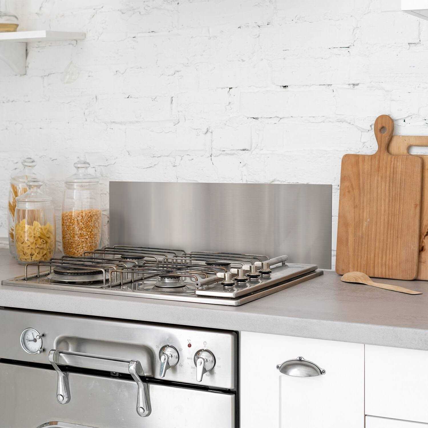 Smart Tiles Smart Panel Gray 30 in. x 8 in. Stainless Peel and Stick Tile SP0002-01-QG - Cheap Fitting