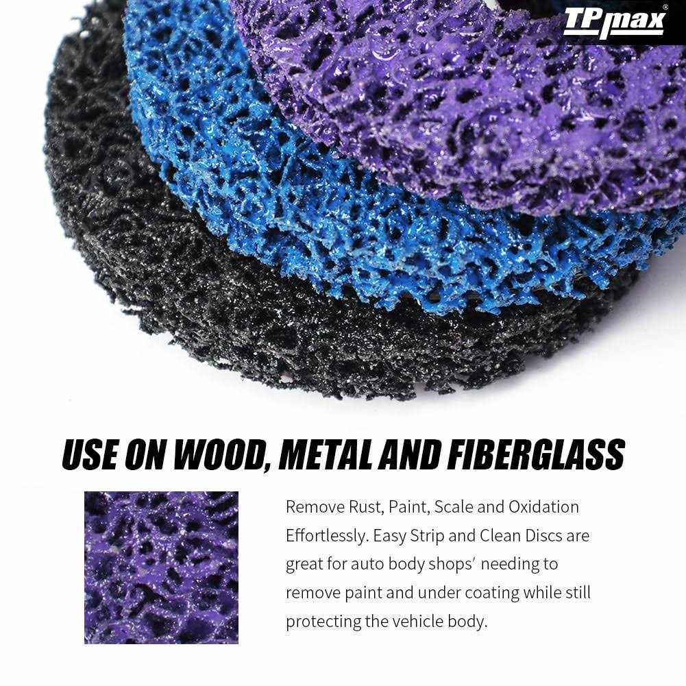 Ur-Excellent Stripping Discs Rust Remover Wheel Remove Paint and Oxidation Poly Strip Wheel Disc Abrasive Angle Grinding Wheel - Cheap Fitting