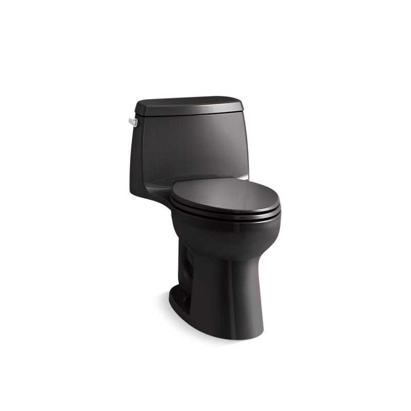 KOHLER Santa Rosa One-piece compact Elongated 1.6 GPF Toilet with Revolution 360 swirl flushing technology K-30811-0 - Cheap Fitting