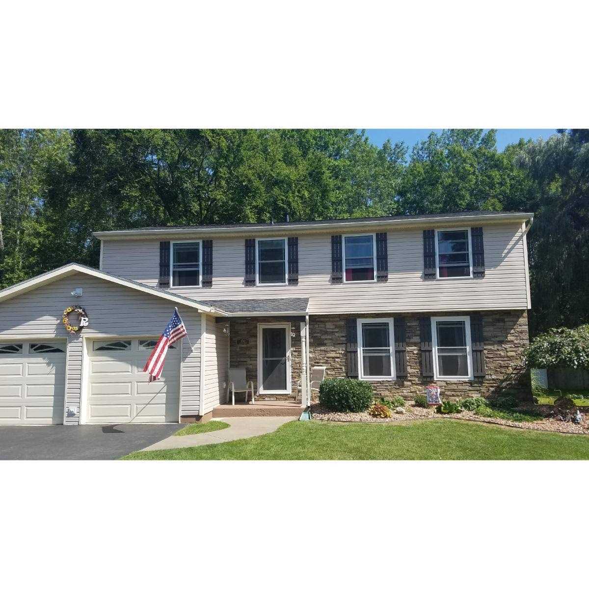 Mid America Standard Size Three Board Spaced Vinyl Shutters - Cheap Fitting