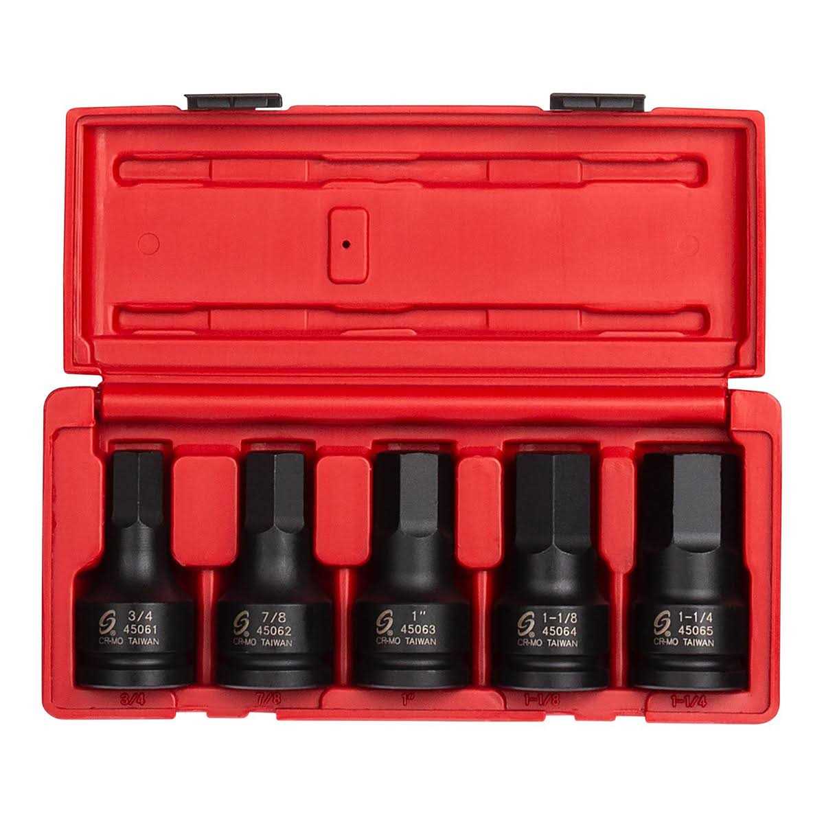 Sunex Tools 4506 3/4 Drive SAE Impact Hex Driver Set - Cheap Fitting