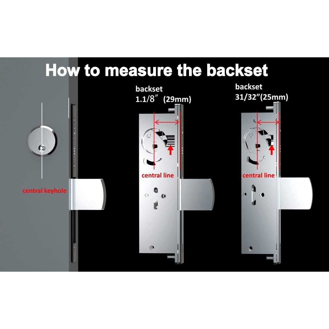 AIsecure Storefront Door Lock Alsecure Commerical Mortise Lock Key Aluminum - Cheap Fitting