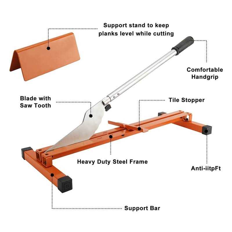 HighFree Laminate Floor Cutter Hand Tool Laminate Flooring Cutter for 8-inch & 12-inch Wide and 4-12mm Thick Composite Floor - Cheap Fitting