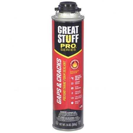 Great Stuff Pro Gaps and Cracks 24oz Spray Foam Insulation - Cheap Fitting